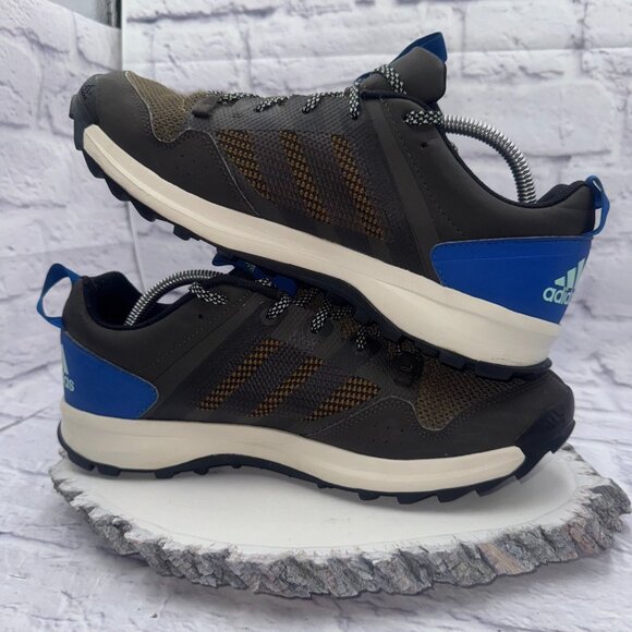 Adidas Mens Kanadia TR 7 B33628 Brown Running Shoes Sneakers Size 10.5 - Picture 9 of 12